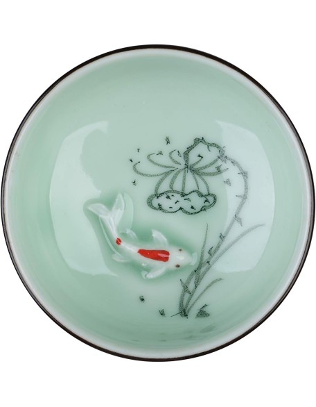 Set of 4 Pcs Chinese Tea Cup, Teacup, Small Tea Cups